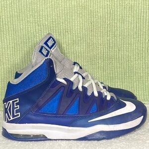 Nike Air Max Stutter Step Sneakers Youth Blue Basketball Shoes Size 6Y & W 7.5